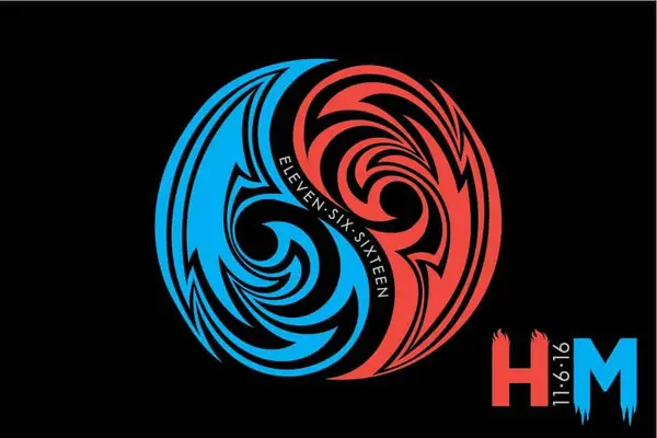 Fire and Ice Themed B'not Mitzvah Logo