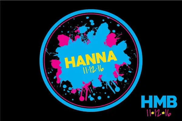 Splatter Paint Bat Mitzvah Logo