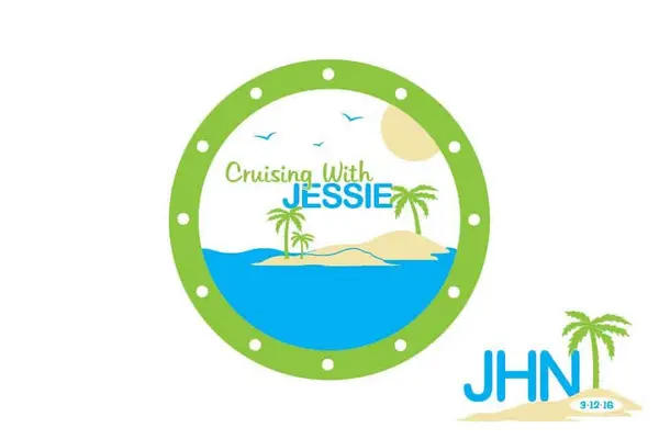 Beach Themed Bat Mitzvah Logo
