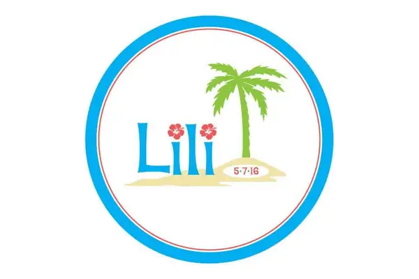 Beach Themed Bat Mitzvah Logo