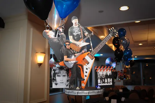 Guitar Themed Centerpiece