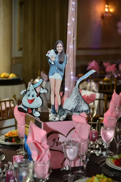 Hershey Kiss Centerpiece