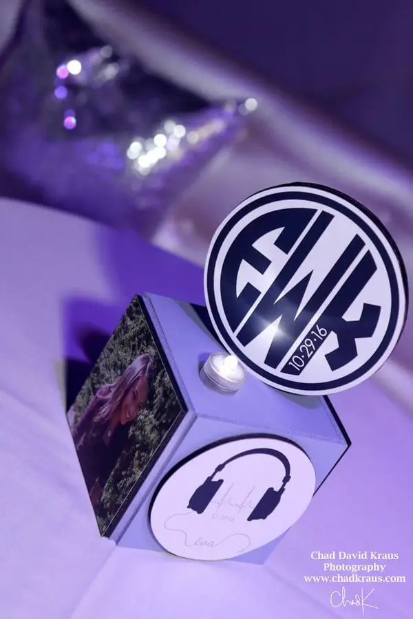 Mini Cube Lounge Centerpiece
