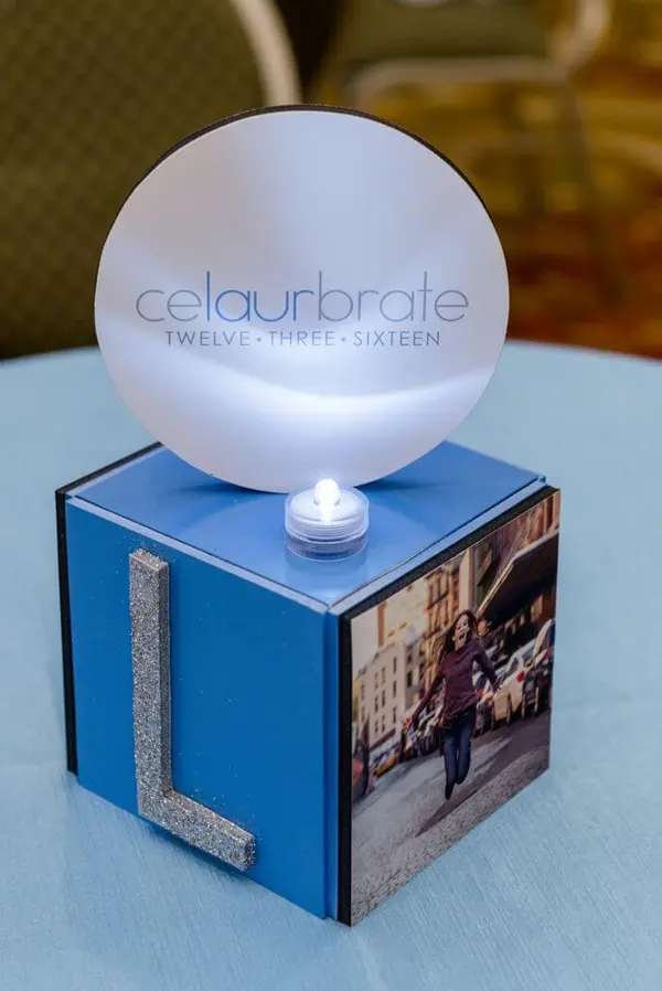 Mini Cube Lounge Centerpiece