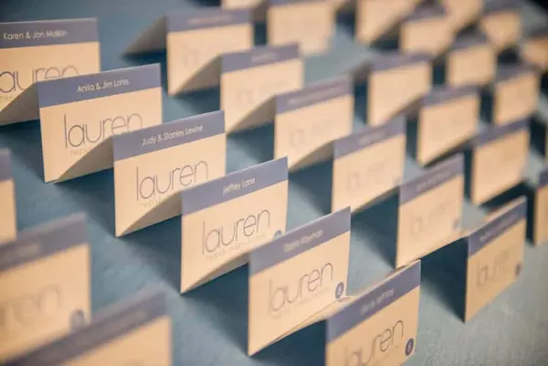 Custom Logo Place Cards