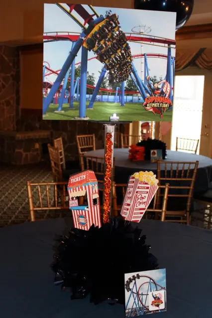 Roller Coaster Centerpiece