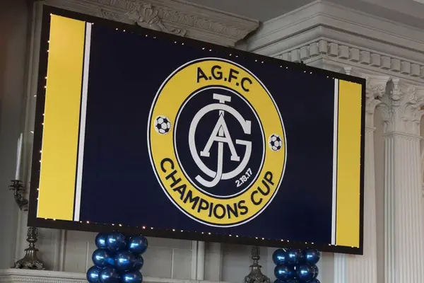 Soccer Themed Bar Mitzvah Backdrop