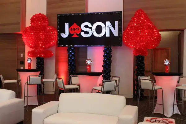 Casino Themed Backdrop