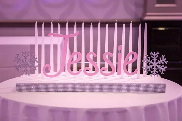 Winter Themed Candle Lighting