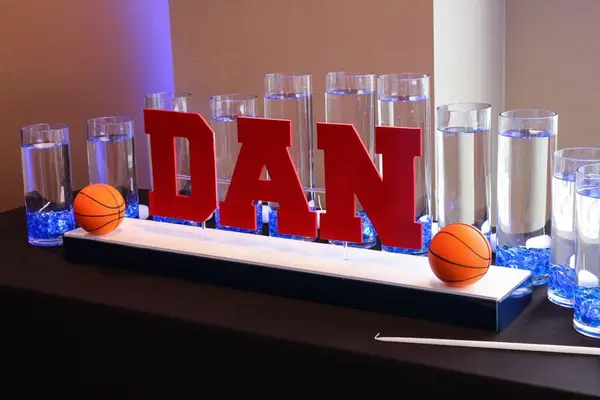Basketball Theme LED Candle Lighting