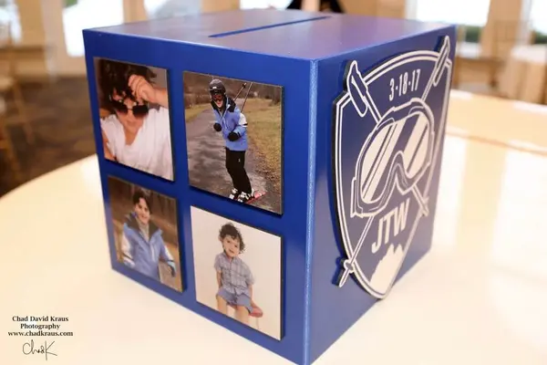 Ski Themed Bar Mitzvah Gift Box
