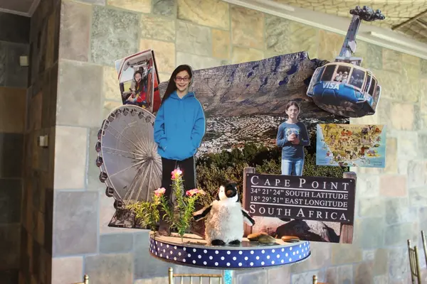Travel Themed Centerpiece