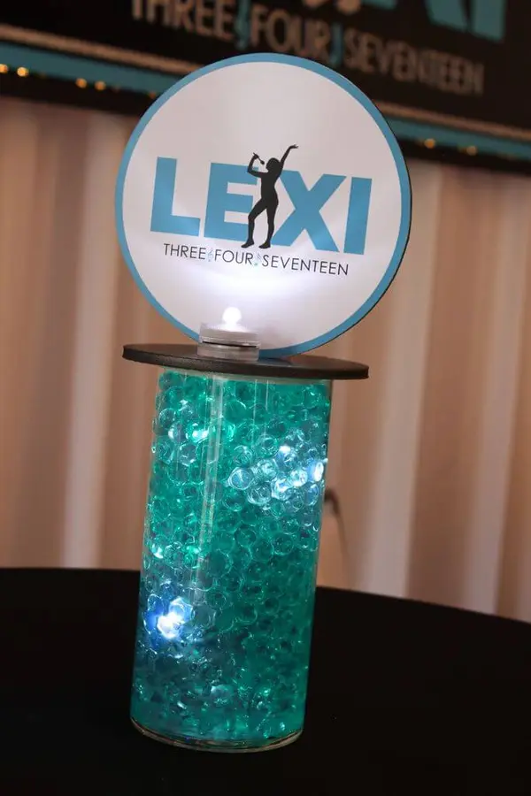 Music Themed Lounge Centerpiece
