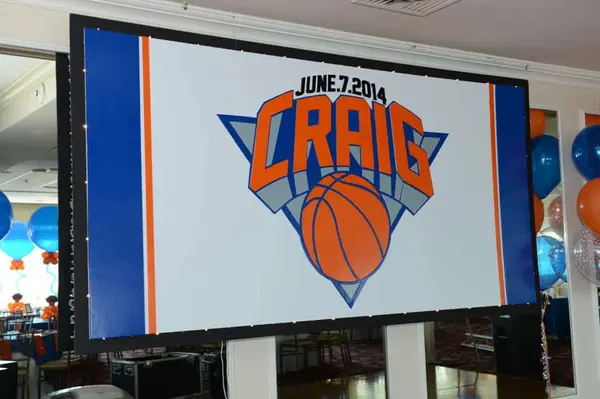 Knicks Basketball Backdrop
