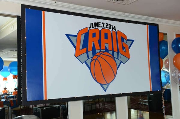 Knicks Basketball Backdrop