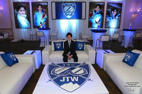 Ski Themed Bar Mitzvah Lounge