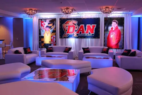 Maryland Themed Bar Mitzvah Lounge