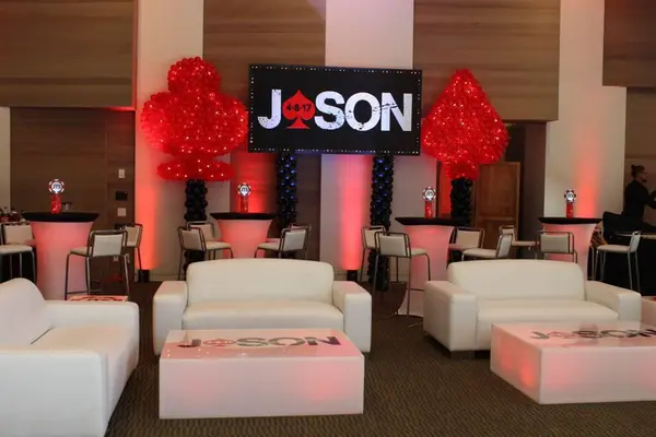 Casino Themed Bar Mitzvah Lounge