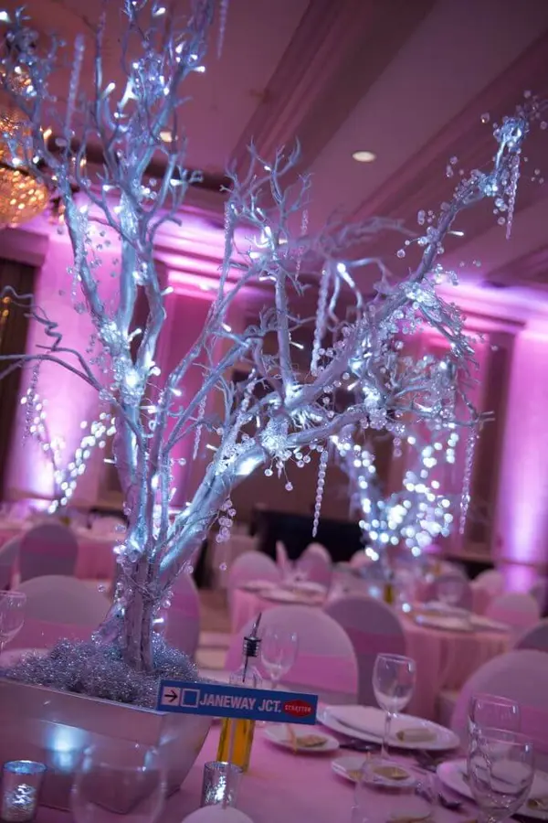 LED Winter Tree Centerpiece