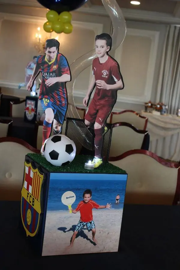 Soccer Themed Centerpiece