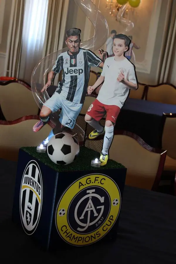 Soccer Themed Centerpiece