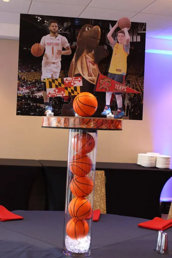 Basketball Diorama Centerpiece