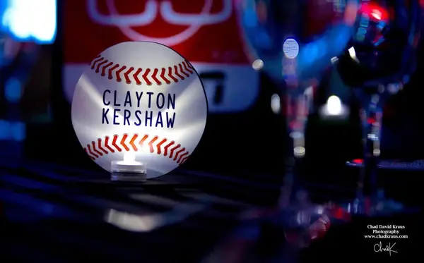 Baseball Themed Table Sign