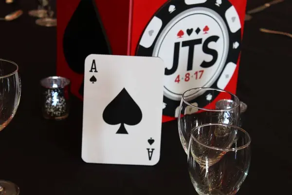 Playing Card Table Sign