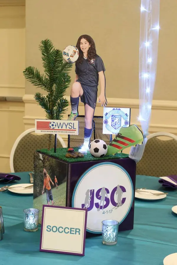 Soccer Themed Centerpiece