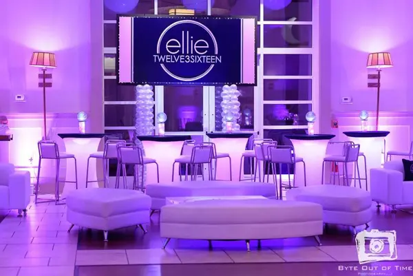 Club Themed Bat Mitzvah Lounge