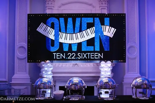 Music Themed Logo Backdrop