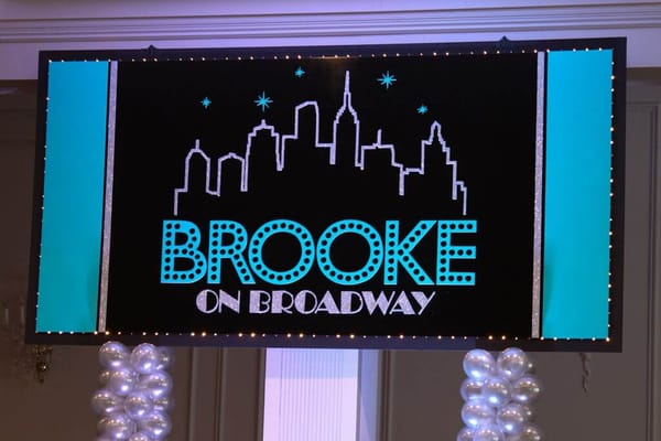 Broadway Themed Backdropa