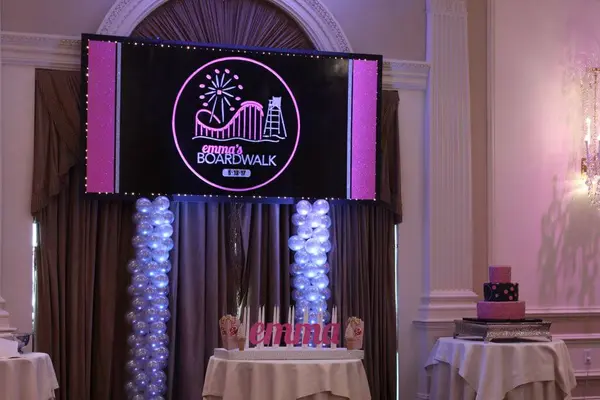 Boardwalk Themed Backdrop