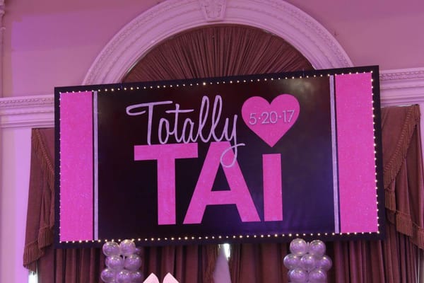 Bat Mitzvah Logo Backdrop