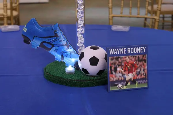 Soccer Themed Table Sign