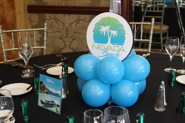 Beach Themed Table Sign