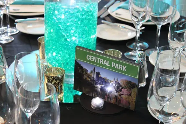 NYC Themed Table Sign