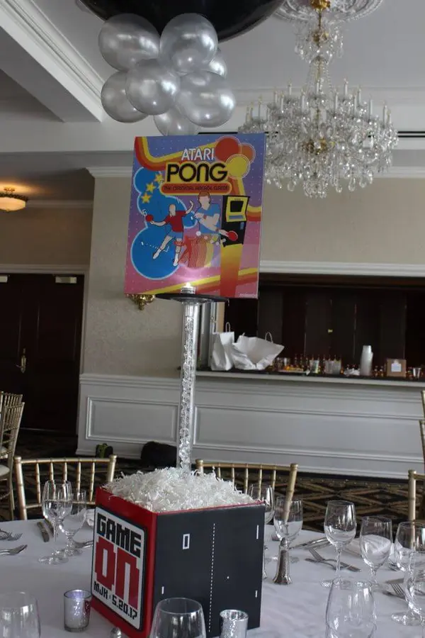 Video Game Themed Centerpiece