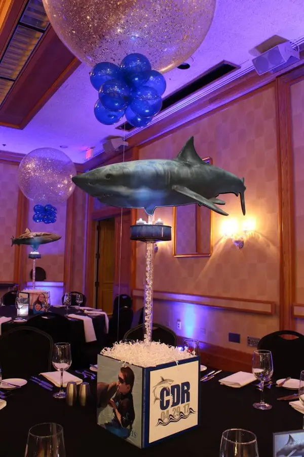 Shark Themed Centerpiece