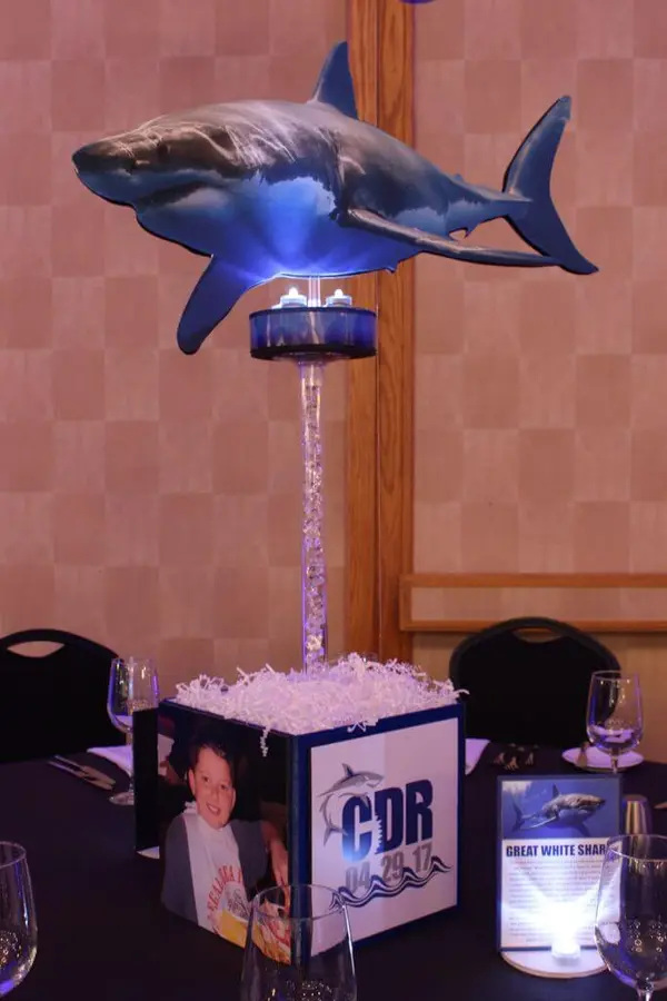 Shark Themed Centerpiece