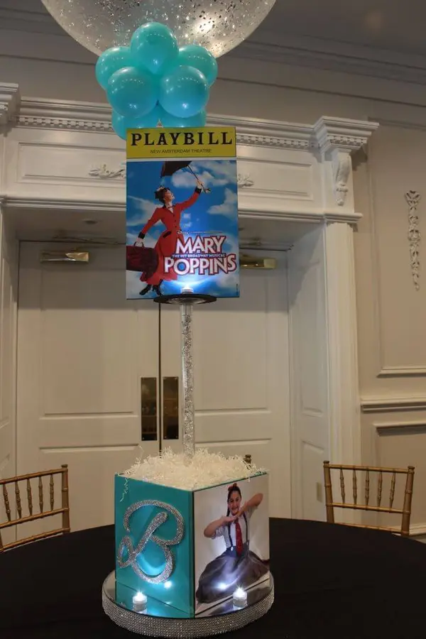 Broadway Themed Centerpiece