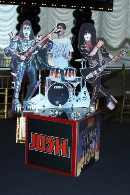 Music Themed Bar Mitzvah Centerpiece