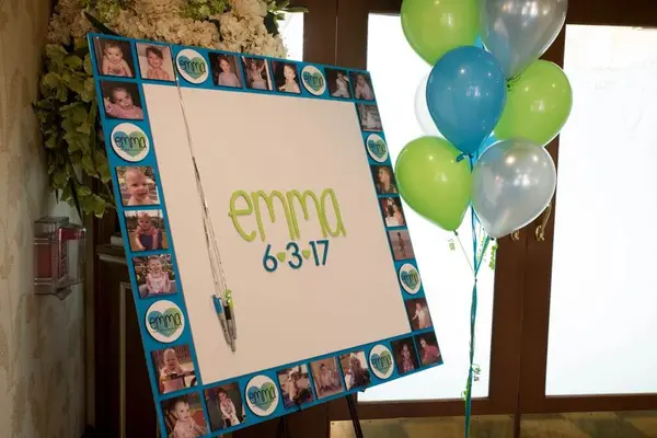 Photo Border Sign in Board