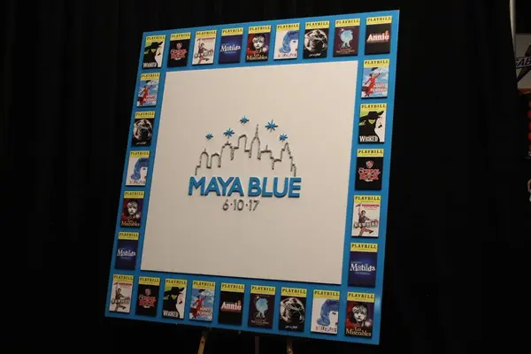 Playbill Border Sign in Board