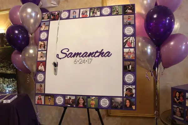 Bat Mitzvah Sign in Board