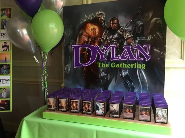 Magic The Gathering Seating Card Display