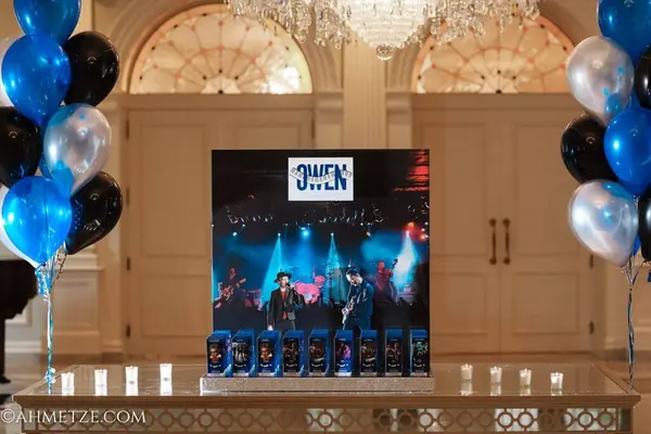 Concert Stage Seating Card Display