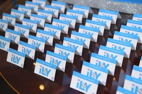 Custom Logo Place Cards