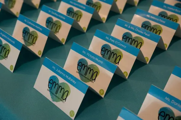 Watercolor Themed Seating Cards