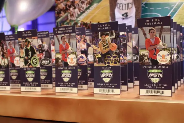 Basketball & Lacrosse Ticket Place Cards